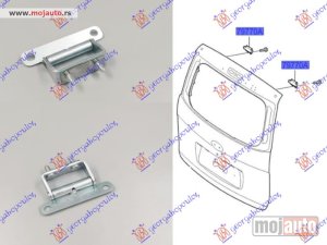 NOVI: delovi  SARKA GEPEK VRATA (L=D) Hyundai h1 18- -dostupno