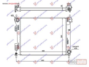 Glavna slika - HLADNJAK MOTORA 1.1/1.4 CRDi (MAN) DIZEL (480x385x26) (INDIJA) Hyundai accent 14-18 (export type) -dostupno - MojAuto