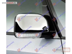 NOVI: delovi  RETROVIZOR ELEKTRICNI HROM (ELEKTRO-SKLOPIV) (MIGAVAC) (A KVALITET) (KONVEKSNO STAKLO) Desno Mitsubishi pajero 12- -dostupno