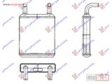 NOVI: delovi  GREJAC KABINE (ZADNJI) 3.2/3.5/3.7 BENZIN - 2.2/3.0 DIESEL (178x172x32) (MAHLE BEHR PREMIUM LINE) Mercedes vito (w639) & viano 10-15 -dostupno