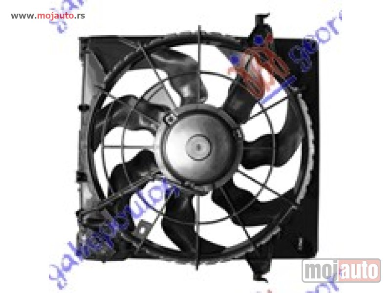 Glavna slika -  VENTILATOR KOMPLET (1.6/2.0 CRDi DIZEL) (420mm) (3 PIN) Kia ceed 5d 10-13 -dostupno - MojAuto