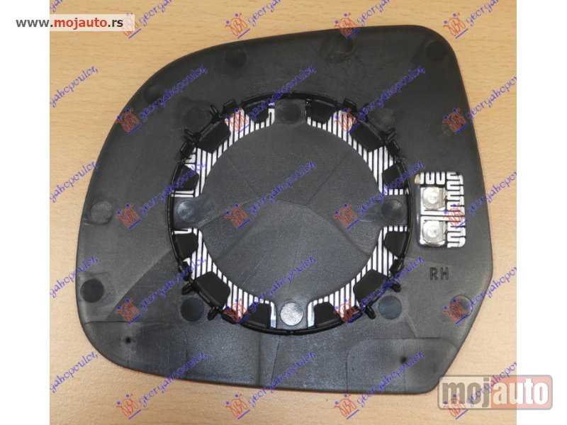 Glavna slika -  STAKLO RETROVIZORA SA GREJACEM 2010-2013 (KONVEKSNO) Desno Dacia lodgy 12- -dostupno - MojAuto