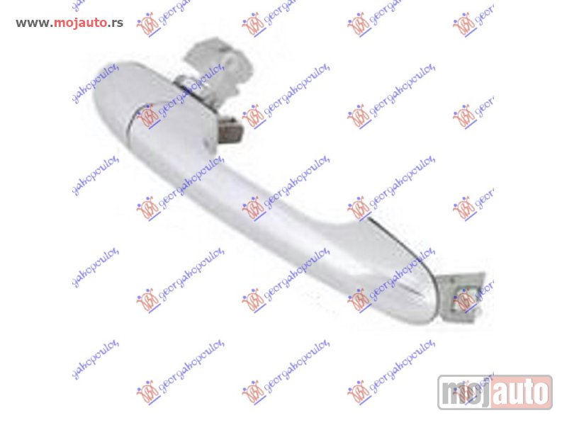 Glavna slika -  KVAKA PREDNJIH (& ZADNJIH L=D) VRATA SPOLJASNJA SATEN HROM Desno Fiat 500 x 19- -dostupno - MojAuto