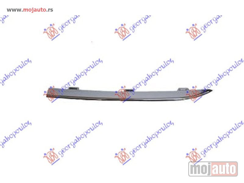 Glavna slika -  LAJSNA PVC MASKE GORNJA HROM Levo Fiat linea 13-15 -dostupno - MojAuto