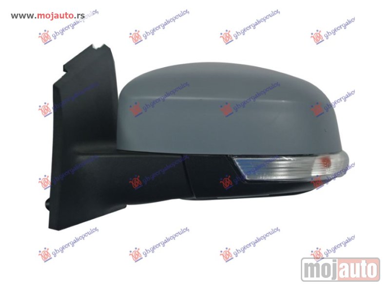 Glavna slika -  RETROVIZOR ELEKTRICNI SA GREJACEM PM (MIGAVAC) (A KVALITET) (ASFERICNO STAKLO) Levo Ford focus 14-18 -dostupno - MojAuto