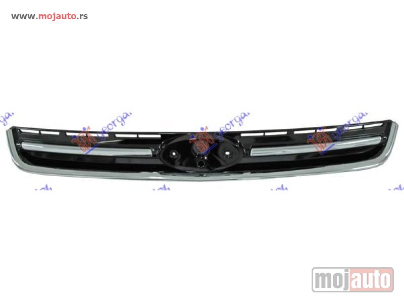 Glavna slika -  PVC MASKA TITANIJUM (HROM LAJSNE) Ford kuga 13-16 -dostupno - MojAuto
