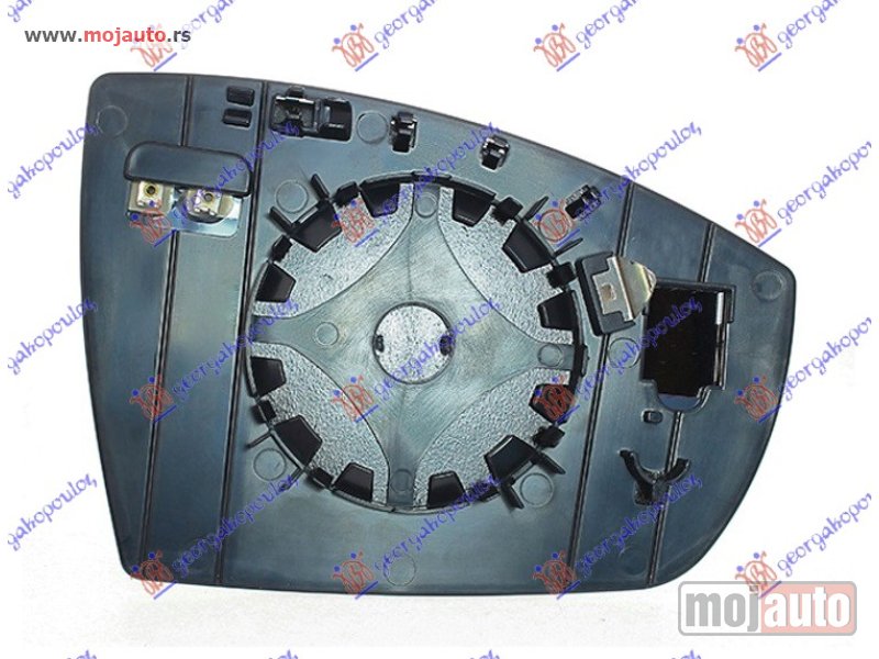 Glavna slika -  STAKLO RETROVIZORA SA GREJACEM (ASFERICNO) Levo Ford ecosport 17- -dostupno - MojAuto