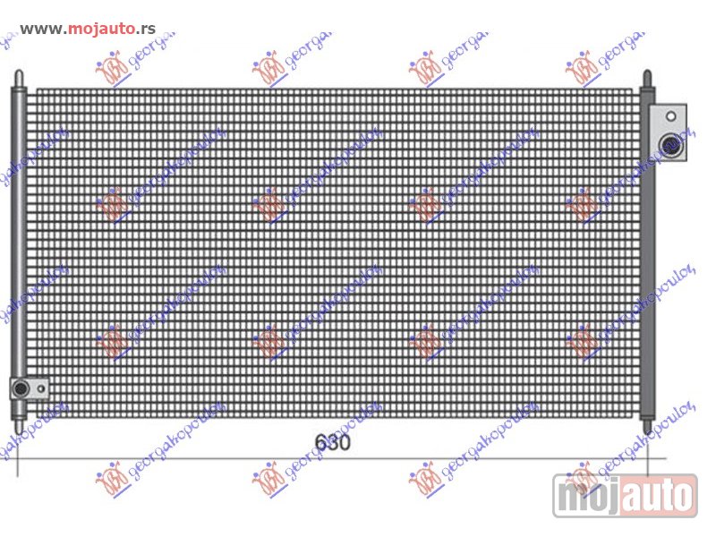 Glavna slika -  HLADNJAK KLIME 2.0 BENZIN (605x320x16) Honda s2000 01-09 -dostupno - MojAuto