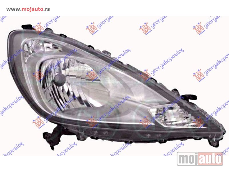Glavna slika -  FAR ELEKTRICNI (TYC) Desno Honda jazz 11-15 -dostupno - MojAuto