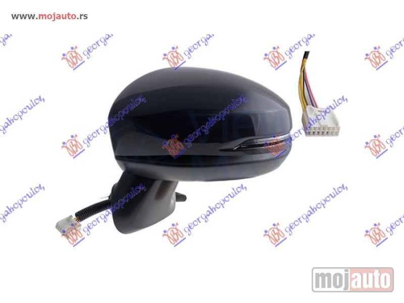 Glavna slika -  RETROVIZOR ELEKTRICNI SA GREJACEM PM (MIGAVAC) (5 PIN) (ASFERICNO STAKLO) Levo Honda jazz 15-18 -dostupno - MojAuto