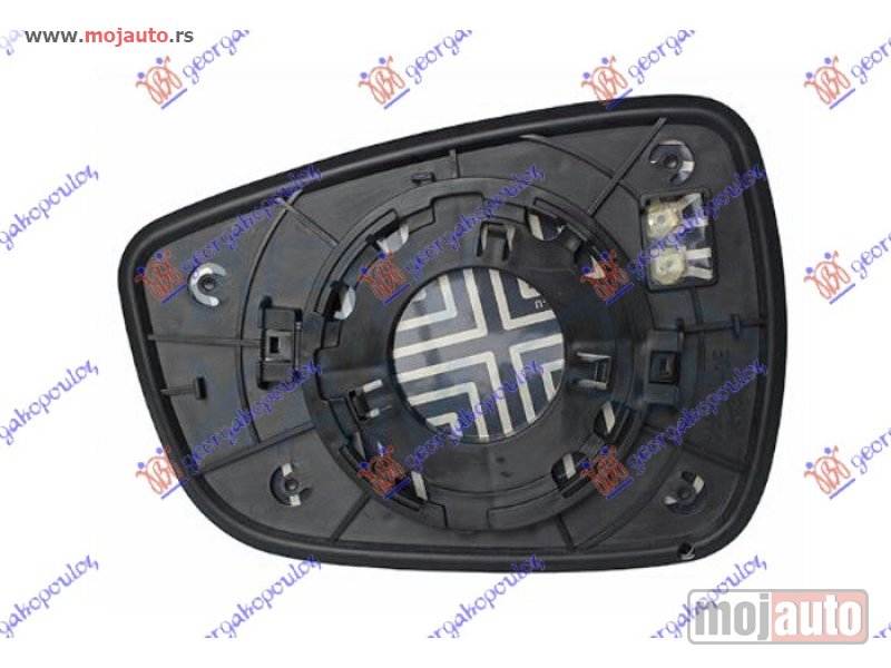 Glavna slika -  STAKLO RETROVIZORA SA GREJACEM (KONVEKSNO) Desno Hyundai i30 5d 12-14 -dostupno - MojAuto