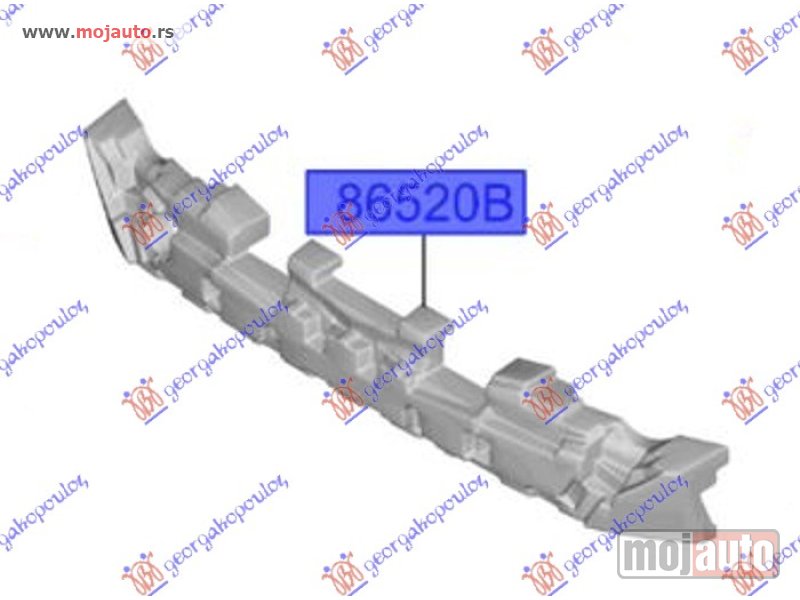 Glavna slika -  APSORBER PREDNJEG BRANIKA (O) Hyundai i10 19-23 -dostupno - MojAuto