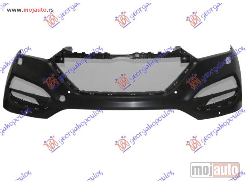 Glavna slika -  PREDNJI BRANIK GORNJI PM (LED DNEVNA SVETLA) (PDS SENZORI) (PRSKALICE) (A KVALITET) Hyundai tucson 15-18 -dostupno - MojAuto