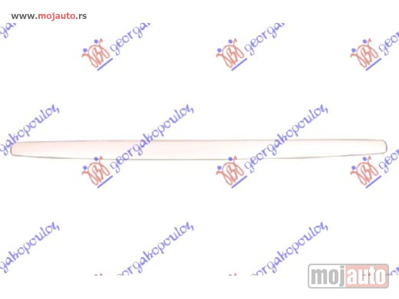 Glavna slika -  LAJSNA HAUBE 4WD HROM Isuzu p/u d-max 12-16 -dostupno - MojAuto