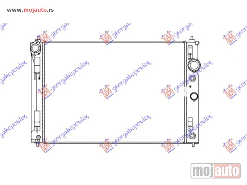 Glavna slika -  HLADNJAK MOTORA 2.0 T BENZIN (MANUELNI/AUTOMATSKI) (615x440) Infiniti q50 14- -dostupno - MojAuto