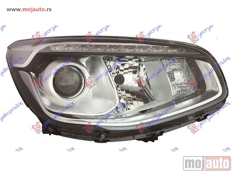 Glavna slika -  FAR ELEKTRICNI SA LED DNEVNIM SVETLOM (DEPO) Desno Kia soul 13-16 -dostupno - MojAuto