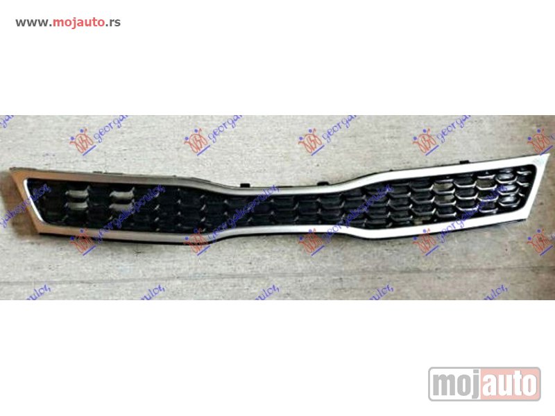 Glavna slika -  PVC MASKA HROM/CRNA Kia rio h/b 14-17 -dostupno - MojAuto