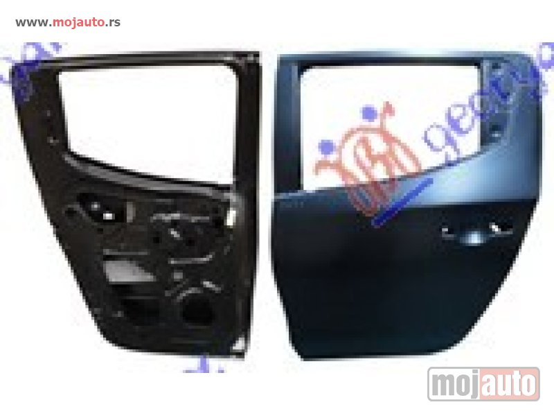 Glavna slika -  VRATA ZADNJA Levo Fiat fullback 16- -dostupno - MojAuto