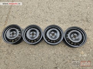Glavna slika - Celicne Felne 15Coli 4x100 Reno Clio Modus kao nove Odlicne - MojAuto