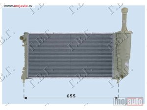 NOVI: delovi  HLADNJAK MOTORA 1.4CC 16V (+/-AC) (58x30.8) (SA PRELIVNOM CEVI) Fiat idea 04-10 -dostupno
