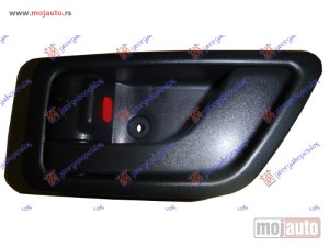 NOVI: delovi  KVAKA PREDNJIH/ZADNJIH VRATA UNUTRASNJA CRNA Levo Hyundai getz 06-10 -dostupno
