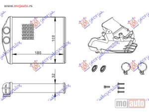Glavna slika - GREJAC KABINE (185x168) (KOMPLET) Opel signum 03-06 -dostupno - MojAuto