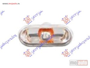 NOVI: delovi  MIGAVAC U KRILU BELI/PROVIDAN (UNUTRA ZUTI) Seat ibiza 02-08 -dostupno
