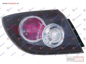 NOVI: delovi  STOP LAMPA SPOLJASNJA 5 VRATA (CRNA) 2006- (DEPO) Levo Mazda 3 sdn-h/b (bk) 04-08 -dostupno