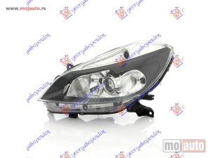 Glavna slika - FAR ELEKTRICNI CRNI SA MAGLENKOM (SA REGULATOROM) (H1/H7/H7) (TYC) Levo Renault clio 06-09 -dostupno - MojAuto
