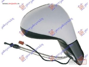 NOVI: delovi  RETROVIZOR MEHANICKI SA SAJLOM PM (MIGAVAC) (SENZOR) (A KVALITET) (KONVEKSNO STAKLO) Desno Peugeot 207 06-14 -dostupno