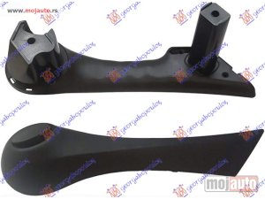 NOVI: delovi  RUKOHVAT PREDNJIH VRATA UNUTRASNJI CRNI (SET) Renault megane sdn-h/b-l/b 02-05 -nedostupno