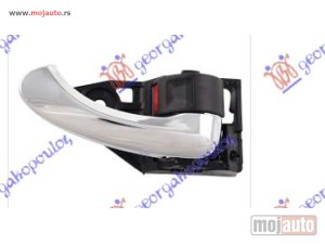 NOVI: delovi  KVAKA PREDNJIH/ZADNJIH VRATA UNUTRASNJA HROM/CRNA -08 Desno Toyota rav 4 05-10 -dostupno