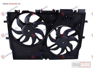 NOVI: delovi  VENTILATOR (DUPLI) KOMPLET (2.3/3.0 JTD DIZEL) (-AC) (368mm) (2+2 PIN) Fiat ducato 06-14 -dostupno