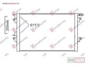 NOVI: delovi  HLADNJAK KLIME BENZIN/DIZEL (660x430x16) 2004- CEV 15.5/15.5mm Renault espace 03-12 -dostupno