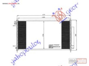 NOVI: delovi  HLADNJAK KLIME 2.0/2.4 BENZIN (653x356x16) Honda accord 03-08 -dostupno