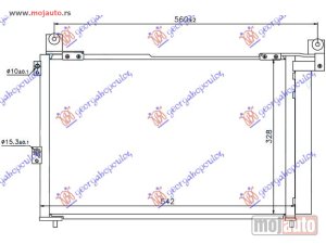 NOVI: delovi  HLADNJAK KLIME 2.5/3.0 TDCi (540x352) Ford ranger 06-09 -dostupno