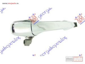 NOVI: delovi  KVAKA ZADNJIH VRATA SPOLJASNJA HROM Levo Mazda p/u 2/4wd bt-50 06-13 -dostupno