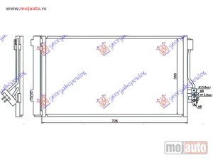 NOVI: delovi  HLADNJAK KLIME BENZIN/DIZEL (670x392) 2007- Mercedes vito (w639) & viano 04-10 -dostupno
