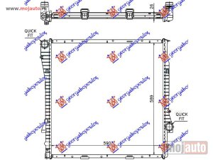 Glavna slika -  HLADNJAK MOTORA 3.0 BENZIN/DIZEL (MAN) (59x60x2.4) Bmw x5 (e53) 00-07 -dostupno - MojAuto