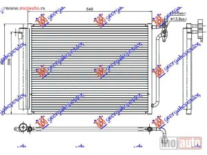 NOVI: delovi  HLADNJAK KLIME BENZIN/DIZEL (490x390x12) Bmw x5 (e53) 00-07 -dostupno