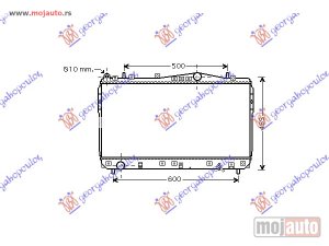 NOVI: delovi  HLADNJAK MOTORA 1.4/1.6/1.8i 16V 2.0 TDCi (70x37) Chevrolet lacetti 03- -dostupno