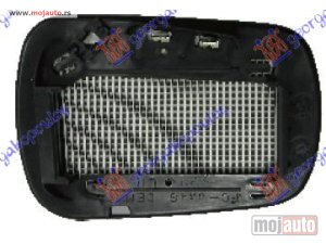 NOVI: delovi  STAKLO RETROVIZORA SA GREJACEM (CETVRTASTO KACENJE) -2006 (KONVEKSNO) Levo Ford fiesta 02-08 -dostupno