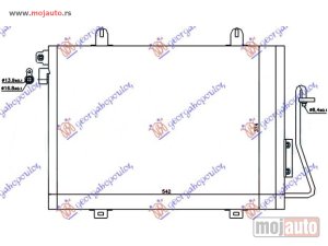 NOVI: delovi  HLADNJAK KLIME 1.4i 8V 1.6 8V (510x380) -2008 Dacia logan-mcv 05-08/p.up-van 09-12 -dostupno