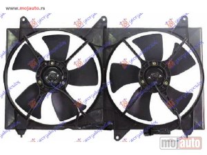NOVI: delovi  VENTILATOR (DUPLI) KOMPLET (BENZIN) (+/-AC) Chevrolet epica 07- -dostupno