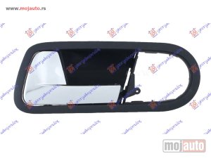 NOVI: delovi  KVAKA PREDNJIH/ZADNJIH VRATA UNUTRASNJA 00- HROM/CRNA Levo Vw sharan 95-10 -dostupno