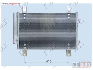 NOVI: delovi  HLADNJAK KLIME BENZIN/DIZEL (537x340x16) 2004-2006 Fiat ducato 02-06 -dostupno
