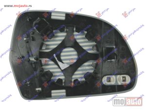 NOVI: delovi  STAKLO RETROVIZORA SA GREJACEM (ASFERICNO) Levo Skoda octavia 5 08-13 -dostupno