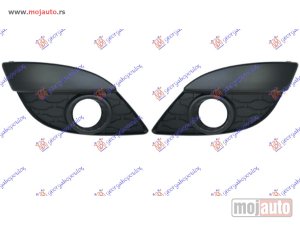 NOVI: delovi  RESETKA PREDNJEG BRANIKA (SA MAGLENKOM) (SET) Renault twingo 07-12 -dostupno