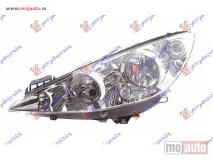 NOVI: delovi  FAR ELEKTRICNI SA MOTOROM -2011 (DEPO) Levo Peugeot 308 08-13 -dostupno