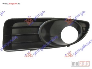 NOVI: delovi  RESETKA PREDNJEG BRANIKA CRNA (SA MAGLENKOM) Levo Fiat linea 07-13 -dostupno